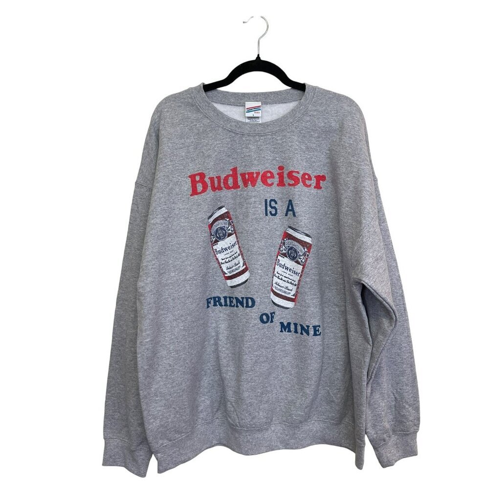 Urban Outfitters Junk Food Budweiser Beer Graphic Size Large NEW